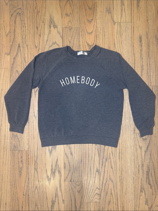 Tops - HOMEBODY Women’s Gray Pullover Sweatshirt Size Small
